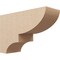 Ekena Millwork 7"W x 21"D x 14"H Classic Ridgewood Rough Cedar Woodgrain TimberThane Corbel, Primed Tan CORUR07X21X14RIDRCPR - alternate 1